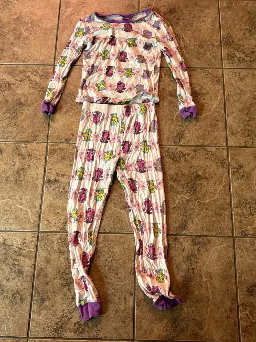 Hatchimals Girls Pajama Set Long Sleeve Pants